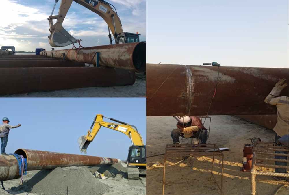 Construction Of Payra Sea Port Sinker Line Project in Putuakhali