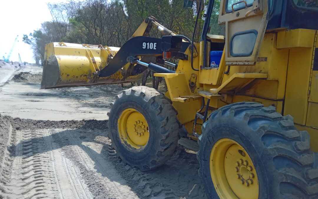 Construction Of Payra Sea Port Sinker Line Project in Putuakhali