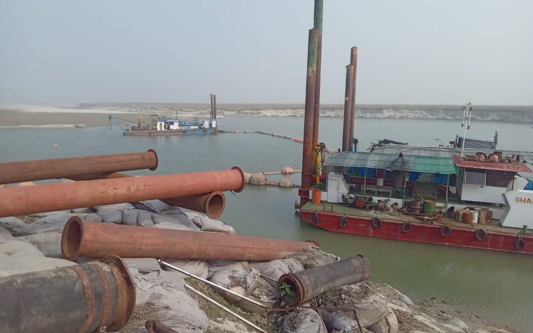 Dredging & Filling works of COMACOE Project at Sirajgang