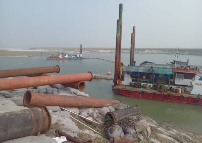 Dredging & Filling works of COMACOE Project at Sirajgang
