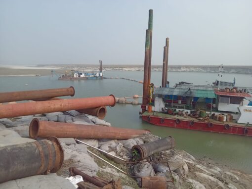 Dredging & Filling works of COMACOE Project at Sirajgang
