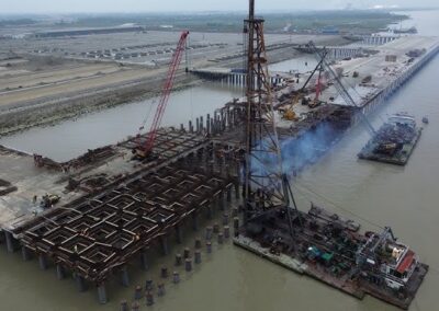 Construction Of Payra Sea Port Pipe Load unload Project in Putuakhali